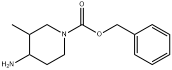 4-Amino-3-methyl-1-piperidinecarboxylic acid benzyl ester Structure