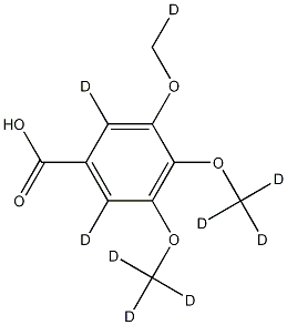 3,4,5-Trimethoxybenzoic Acid-d9 Structure
