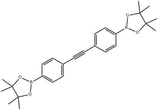 Diphenylacetylene-4,4'-diboronic acid bis(pinacol) ester, 95% 구조식 이미지