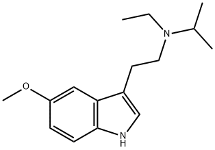 N-ethyl-N-isoprpyl-5-methoxy-tryptamine Structure
