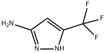 1H-Pyrazol-3-amine, 5-(trifluoromethyl)- 구조식 이미지