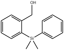2-(Dimethylphenylsilyl)benzyl alcohol 구조식 이미지