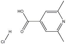 2,6-디메틸이소니코틴산염산염 구조식 이미지