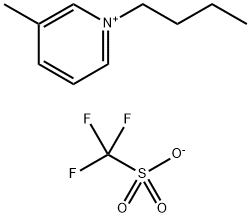 1-BUTYL-3-METHYLPYRIDINIUM TRIFLATE 구조식 이미지