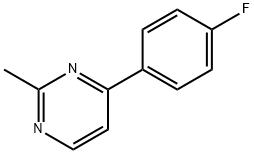 4-(4-플루오로페닐)-2-메틸피리미딘 구조식 이미지