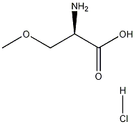 (R)-2-Amino-3-methoxypropanoic acid hydrochloride Structure