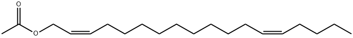 (E,Z)-2,13-Octadecadienyl acetate Structure