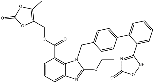 Azilsartan Medoxomil Structure