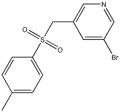 3-bromo-5-(tosylmethyl)pyridine 구조식 이미지