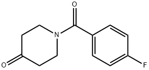 1-(4-FLUOROBENZOYL)TETRAHYDRO-4(1H)-PYRIDINONE Structure