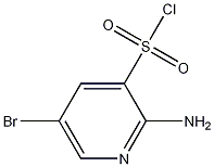2-Amino-5-bromopyridine-3-sulfonyl chloride Structure