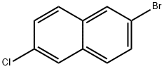 2-Bromo-6-chloronaphthalene Structure