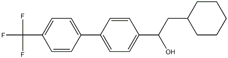 2-Cyclohexyl-1-(4'-trifluoromethylbiphenyl-4-yl)ethanol Structure