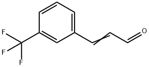 3-[3-(Trifluoromethyl)phenyl]-2-propenal 구조식 이미지