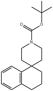 TERT-BUTYL 3,4-DIHYDRO-2H-SPIRO[NAPHTHALENE-1,4'-PIPERIDINE]-1'-CARBOXYLATE Structure