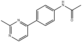 N-(3-(2-메틸피리미딘-4-일)페닐)아세트아미드 구조식 이미지