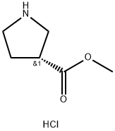 (R)-METHYL PYRROLIDINE-3-CARBOXYLATE HYDROCHLORIDE Structure