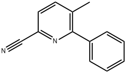 2-Cyano-5-methyl-6-phenylpyridine Structure