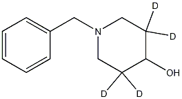 1-Benzyl-piperidine-3,3,5,5-d4-4-ol Structure