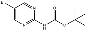 tert-Butyl (5-bromopyrimidin-2-yl)carbamate Structure