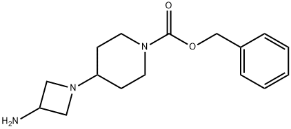 benzyl 4-(3-aminoazetidin-1-yl)piperidine-1-carboxylate Structure