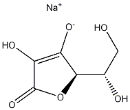 Ascorbic acid sodium salt 구조식 이미지