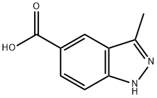3-METHYL-1H-INDAZOLE-5-CARBOXYLIC ACID Structure