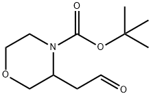 N-Boc-3-(2-Oxo-ethyl)-morpholine Structure