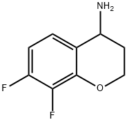 7,8-디플루오로크로만-4-아민 구조식 이미지
