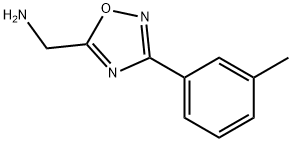 [3-(3-메틸페닐)-1,2,4-옥사디아졸-5-일]메틸아민염산염 구조식 이미지