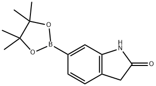6-(4,4,5,5-Tetramethyl-1,3,2-dioxaborolan-2-yl)indolin-2-one Structure
