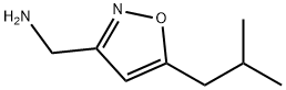 [(5-isobutylisoxazol-3-yl)methyl]amine Structure