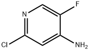 4-아미노-2-클로로-5-플루오로피리딘 구조식 이미지