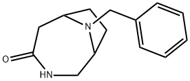 9-Benzyl-3,9-diaza-bicyclo[4.2.1]nonan-4-one Structure