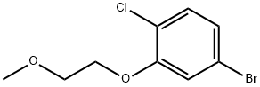 4-브로모-1-클로로-2-(2-메톡시에톡시)벤젠 구조식 이미지