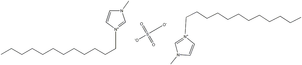 3-Dodecyl-1-methyl-1H-imidazolium sulfate Structure