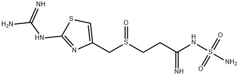 90237-03-9 3-[2-(Diaminomethyleneamino)-1,3-thiazol-4-ylmethylsulphinyl]-N-sulphamoylpropanamidine