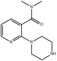 N,N-Dimethyl-2-(1-piperazinyl)nicotinamide hydrochloride 구조식 이미지