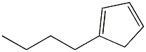 n-Butyl-Cyclopentadiene Structure