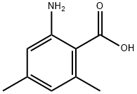 2-amino-4,6-dimethylbenzoic acid Structure