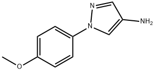 1-(4-Methoxyphenyl)-1H-pyrazol-4-amine 구조식 이미지