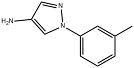 1-m-tolyl-1H-pyrazol-4-amine 구조식 이미지