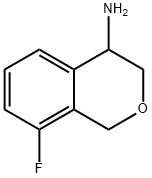 8-fluoroiIsochroman-4-amine Structure