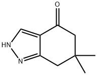 6,6-dimethyl-6,7-dihydro-1H-indazol-4(5H)-one Structure