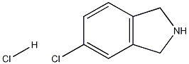 5-chloroisoindoline hydrochloride 구조식 이미지