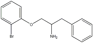 ALPHA-[(2-BROMOPHENOXY)METHYL]-BENZENEETHANAMINE Structure