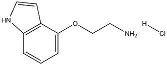 4-(2-aminoethyl)oxyindole hydrochloride 구조식 이미지
