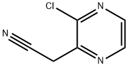 3-chloro-2-pyrazineacetonitrile Structure
