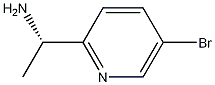 (S)-1-(5-브로모-피리딘-2-일)-에틸아민 구조식 이미지