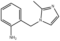 2-[(2-Methyl-1H-imidazol-1-yl)methyl]benzenamine Structure